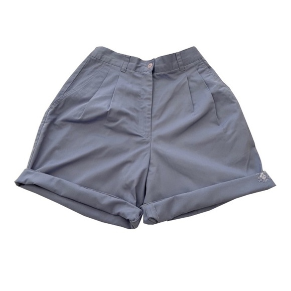 Vintage Golftex Super High Waisted Pleated Lavender Shorts - Picture 1 of 6